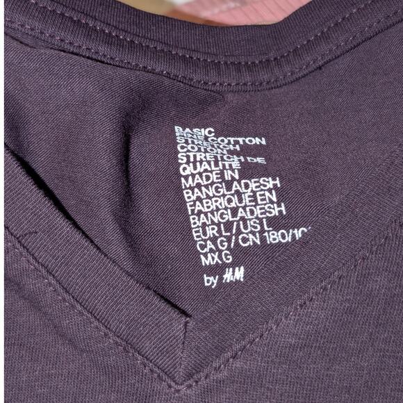 Lot of Six Pink Tan Brown Purple Blue Tee Shirts - Picture 4 of 11